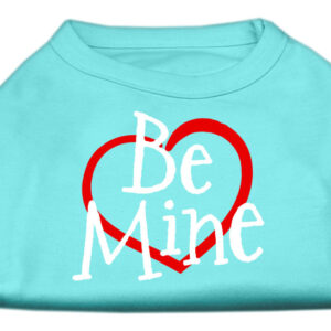 Be Mine Screen Print Shirt Aqua XXL