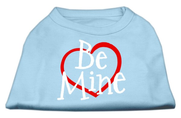 51-53-XXLBBL.jpg Be Mine Screen Print Shirt Baby Blue XXL