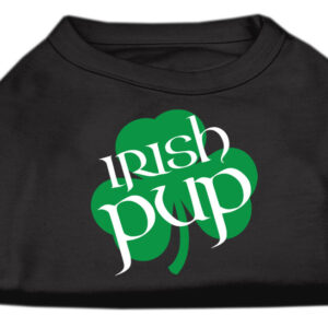 Irish Pup Screen Print Shirt Black XXL