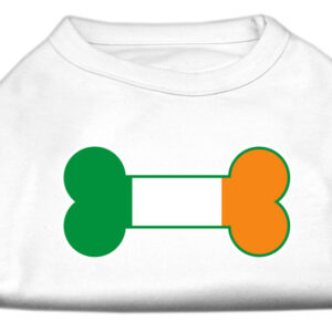 Bone Flag Ireland Screen Print Shirt White Lg