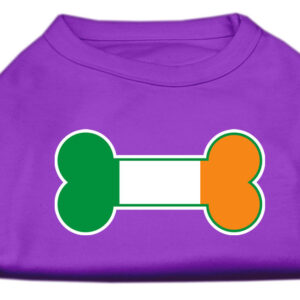 Bone Flag Ireland Screen Print Shirt Purple XXL