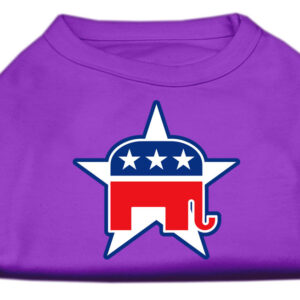 Republican Screen Print Shirts Purple M