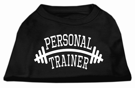 51-88-SMBK.jpg Personal Trainer Screen Print Shirt Black Sm
