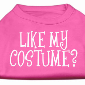 Like my costume? Screen Print Shirt Bright Pink L