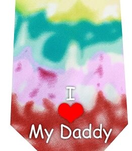 I Love Daddy Screen Print Bandana Tie Dye