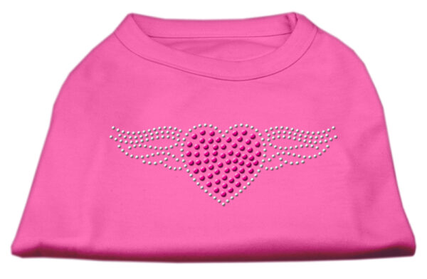 52-06-XXXLBPK.jpg Aviator Rhinestone Shirt Bright Pink XXXL