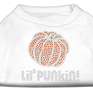 Lil' Punkin' Rhinestone Shirts White XXXL