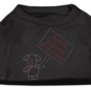 Santa Stop Here Shirts Black SM