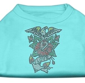 Eagle Rose Nailhead Shirts Aqua XS