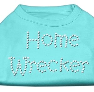 Home Wrecker Rhinestone Shirts Aqua L