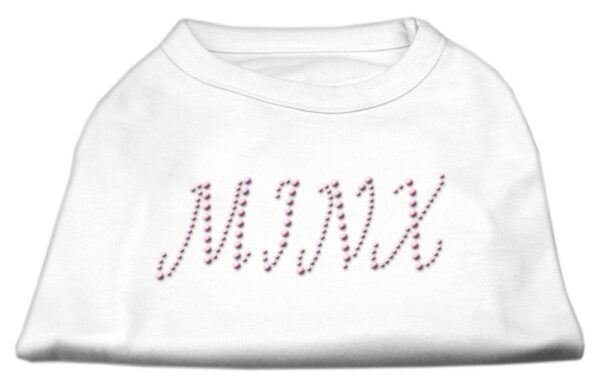 Minx Rhinestone Shirts White XS