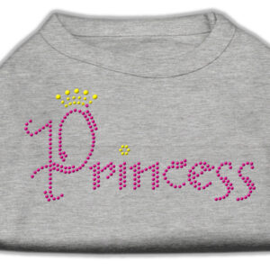 Princess Rhinestone Shirts Grey XXL