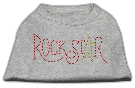 52-73-MDGY.jpg RockStar Rhinestone Shirts Grey M