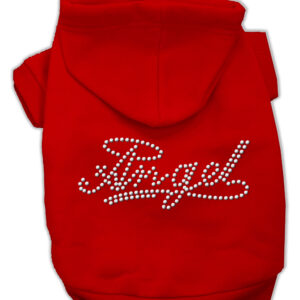 Angel Rhinestud Hoodie Red L