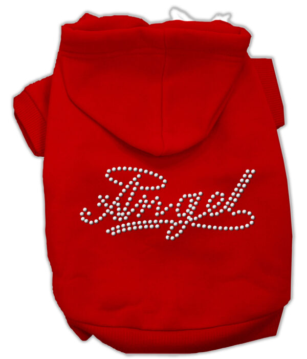 Angel Rhinestud Hoodie Red L