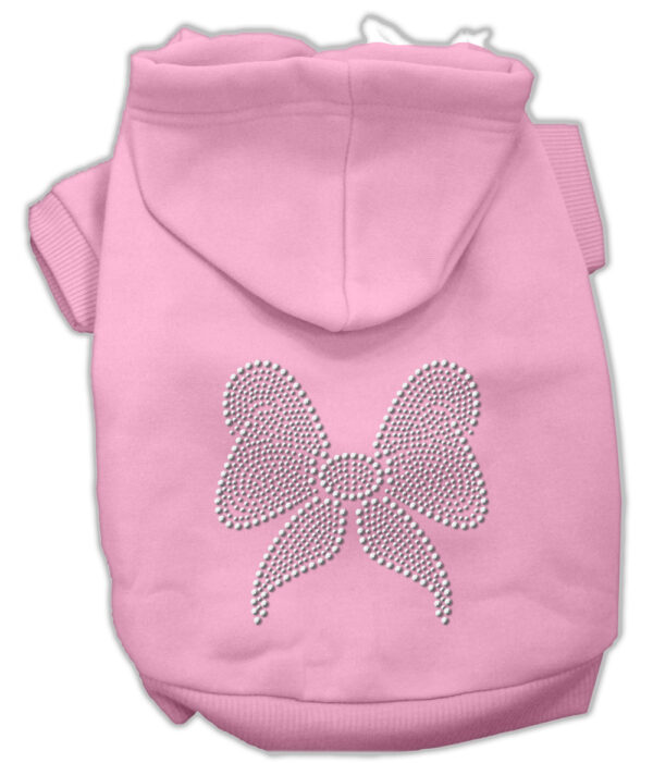 54-15-XXXLPK.jpg Rhinestone Bow Hoodies Pink XXXL
