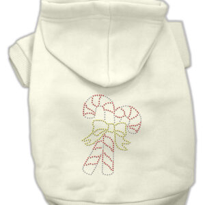 Candy Cane Hoodies Cream XXXL