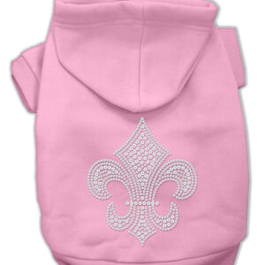 Fleur de lis Hoodies Pink XS