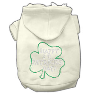 Happy St Patrick's Day Hoodies Cream XXXL