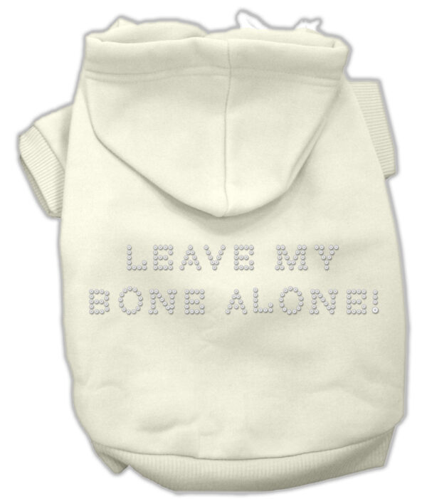 Leave My Bone Alone! Hoodies Cream M