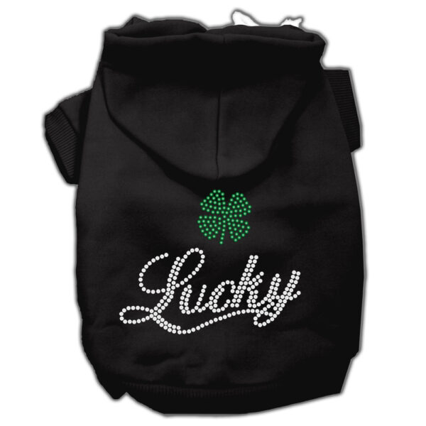 54-45-XXLBK.jpg Lucky Rhinestone Hoodies Black XXL