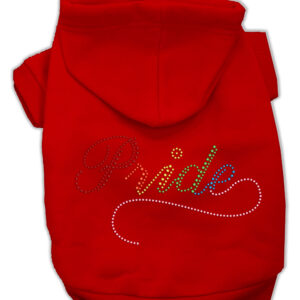 Rainbow Colored Pride Hoodies Red L