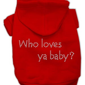 Who loves ya baby? Hoodies Red XXL