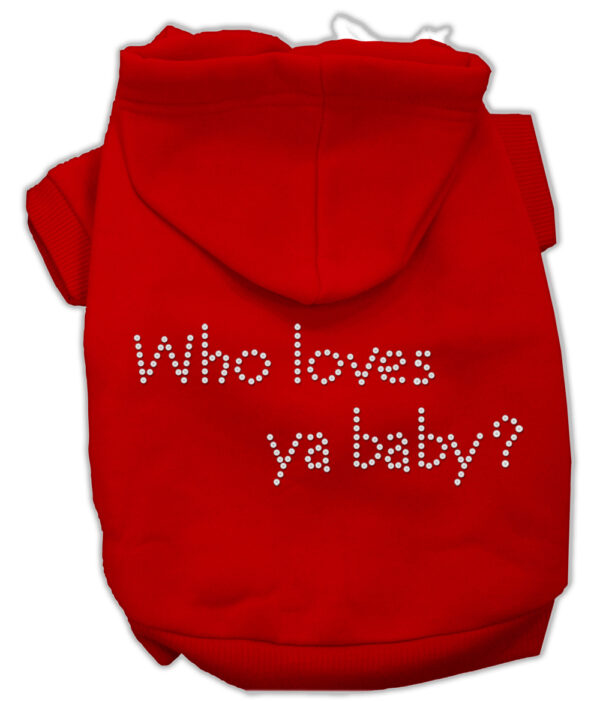 Who loves ya baby? Hoodies Red XXL