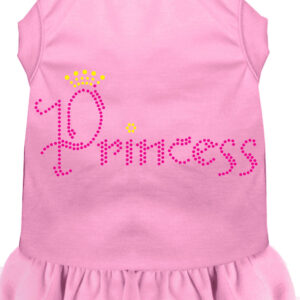 Princess Rhinestone Dress Light Pink XS
