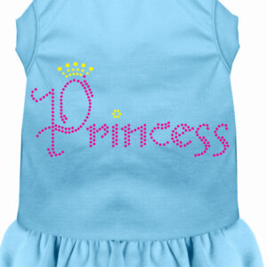 Princess Rhinestone Dress Baby Blue XXXL
