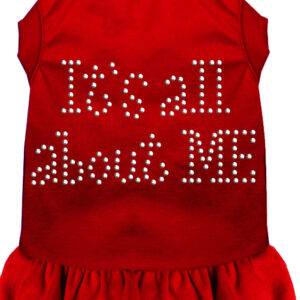 Rhinestone All About me Dress Red XXL