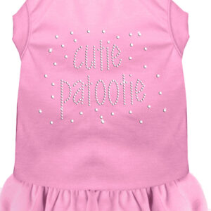 Rhinestone Cutie Patootie Dress Light Pink Lg