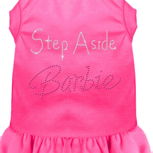 Step Aside Barbie Rhinestone Dress Black with Bright Pink XXL