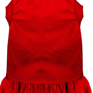 Plain Pet Dress Red Lg