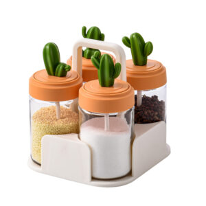 Ditch the Prick - Cactus Kitchen Seasoning Jar Salt Shaker Party Set