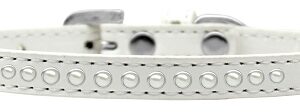 Pearl Size 10 White Puppy Collar