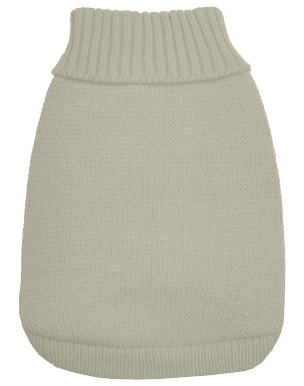Knit Pet Sweater Cream Size XXXL