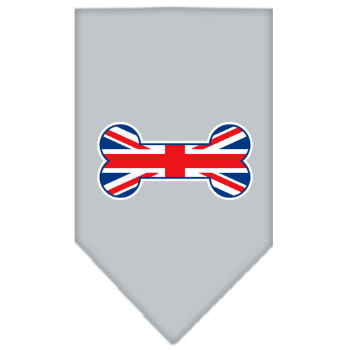 Bone Flag UK Screen Print Bandana Grey Large