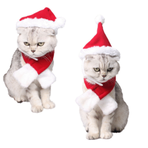 Style: E, Size: L - Dog Hat Dog Scarf Christmas Suit Pet Handsome Christmas Costume