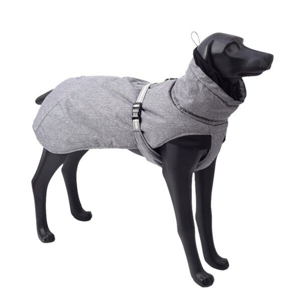 Color: Grey, Size: M - Dog coat autumn and winter