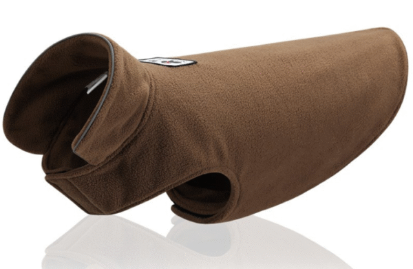 Color: Coffee, Size: M - Polar fleece clothing wear vest on both sides