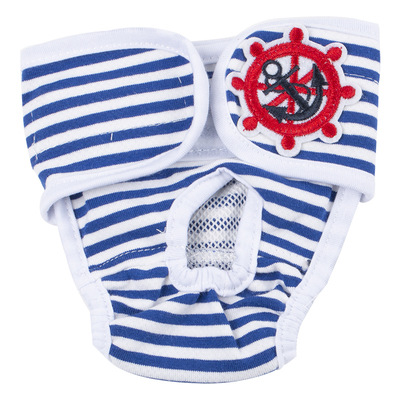 Color: Blue, Size: 2XL - Pet Dog Physiological Pants Teddy Safety And Hygiene