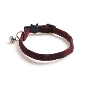Color: Red - Solid color cat collar