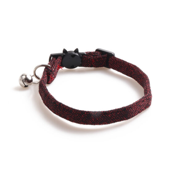 Color: Red - Solid color cat collar