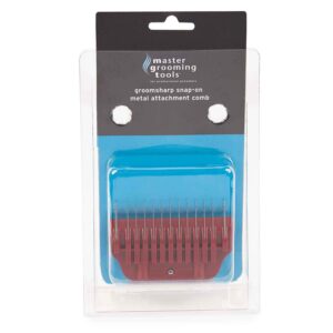 Master Grooming Tools Wide Blade Comb Attachments 1/8 in