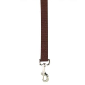 Casual Canine Nylon Leash Leads 6 ft x 5/8 in Jet Black