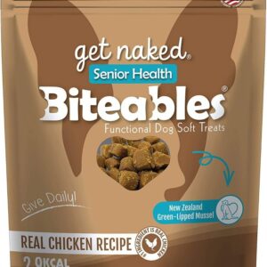 Get Naked Senior Health Biteables Soft Dog Treats Chicken Flavor 6 oz