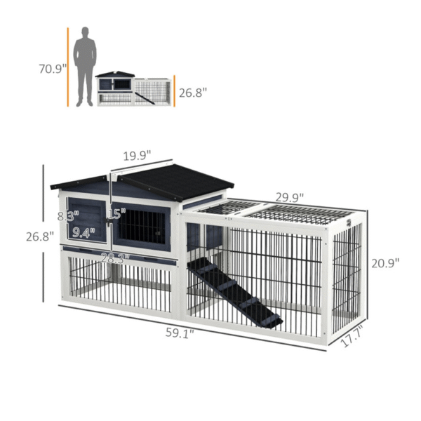 Outdoor Rabbit Hutch