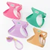 Color: PURPLE, Size: S - Puppy Harness with Multifunction Leash Set Dog Harness Vest for Small Dogs No Pull Step in Harness for Extra Small Dogs 2024 New