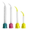 Color: Beige, Ships From: CN - 50 pieces/batch of dental mixed head printing materials, laboratory denture color tubes, disposable silicone rubber injection